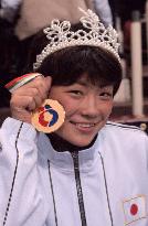 Sakamoto wins 2nd title in women's wrestling
